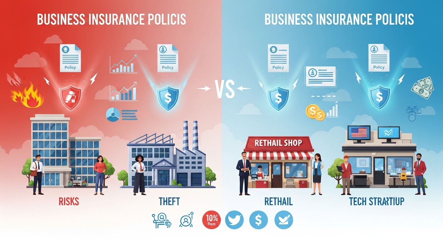 Comparing Business Insurance Policies for American Companies Across Different Industries