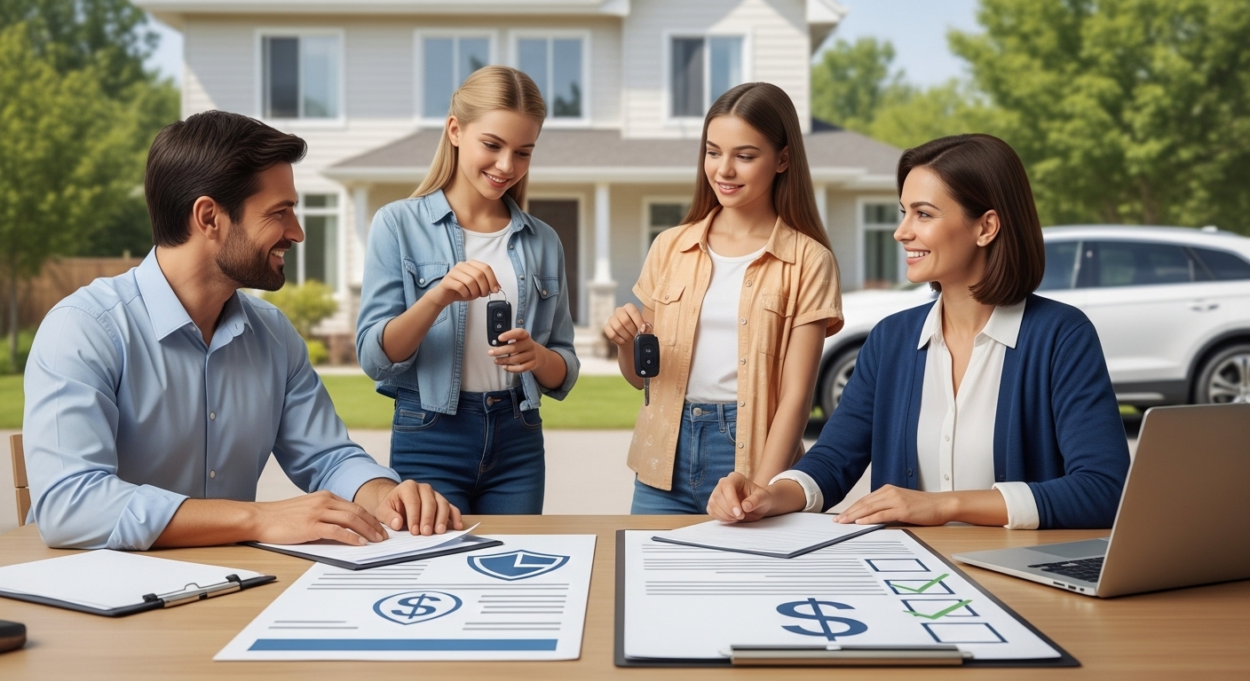 Comparing Car Insurance Coverage for Families with Teen Drivers in the USA