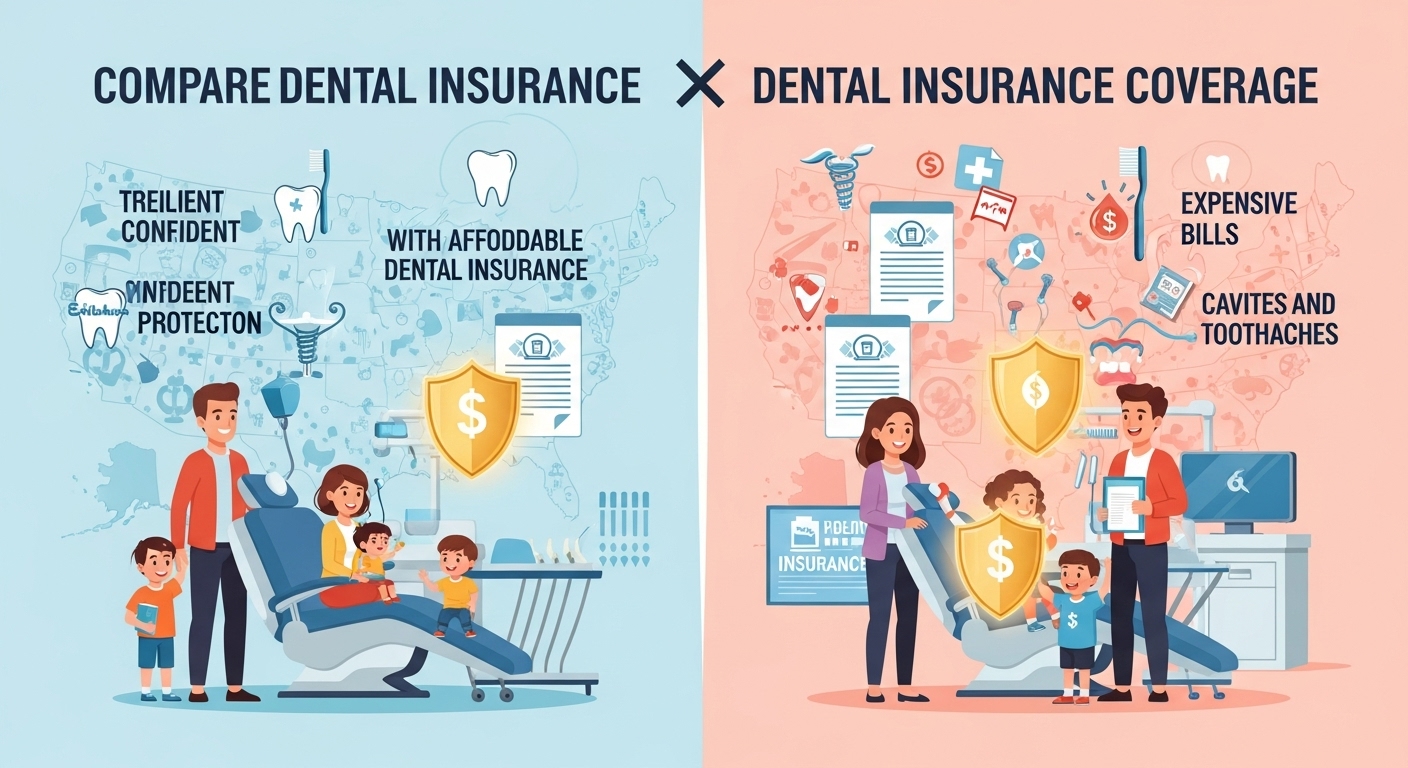 Comparing Dental Insurance Coverage for Families with Children Across the USA