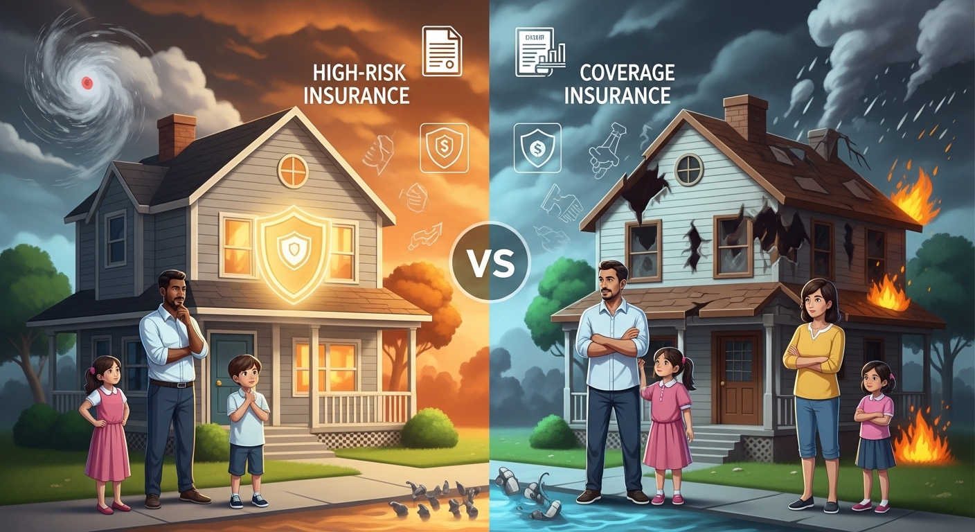 Comparing Home Insurance Coverage for Families in High-Risk Areas of the USA