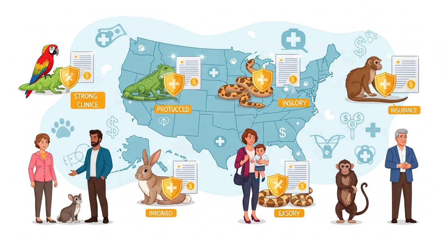 Comparing Pet Insurance Options for Exotic Animals Across the United States